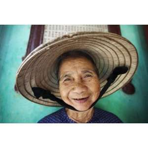  Vietnam, Hoi An, Portrait of Elderly Woman by Steve Vidler 