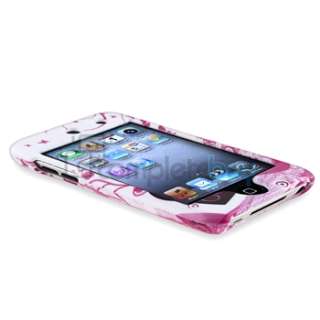 Pink Cute Heart Case Cover For iPod Touch 4th Gen 4G 4  