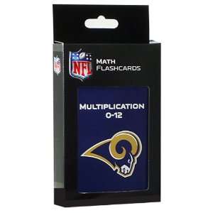 NFL St. Louis Rams Multiplication Flash Cards Sports 