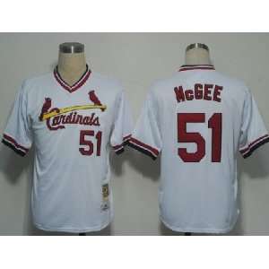  2012 New MLB St. Louis Cardinals #51 Mcgee White Jerseys 