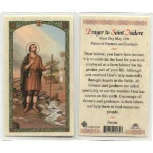  Prayer to St. Isidore Holy Card (HC9 151E)   Laminated 