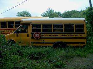1999 GMC G3500 Cargo Corbeil Diesel School Bus/Van For Parts Only #117 