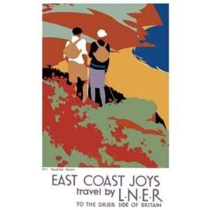  Tom Purvis   East Coast Joys, Lner 1931. Giclee on acid 