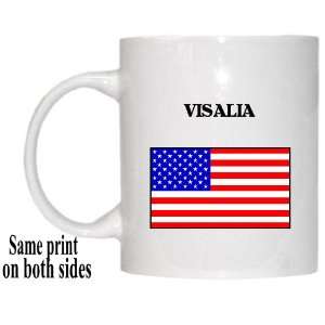 US Flag   Visalia, California (CA) Mug 