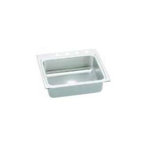  25 x 22 x 6 1/2 3 Hole 1 Bowl ADA Stainless Steel Sink 