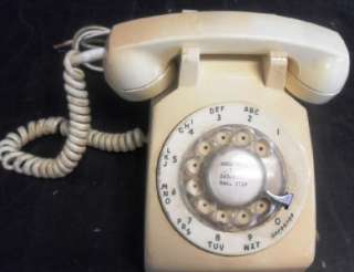 SC 500D STROMBERG CARLSON ROTARY PHONE TELEPHONE CREAM  