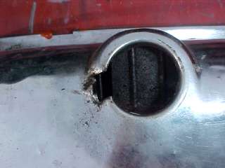   have a few small dents and dings and a split in the metal as shown