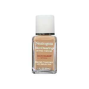 Neutrogena Skin Clearing Oil Free Liquid Makeup Buff (Quantity of 4)