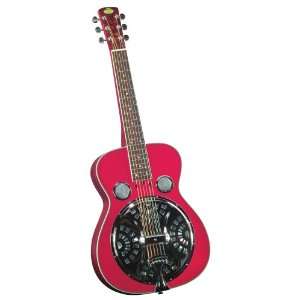    30 Series Studio Dobros Squareneck Guitar (Red) Musical Instruments