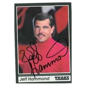  Jeff Hammond autographed Trading Card (Auto Racing) 1991 