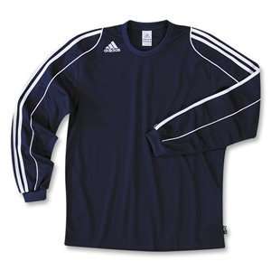  adidas Squadra II LS Soccer Jersey (Navy/White) Sports 
