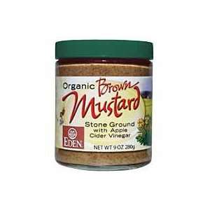  Organic Brown Mustard   9 oz. glass jar Health & Personal 