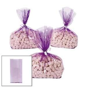 Purple Goody Bags   Party Favor & Goody Bags & Cellophane Treat Bags