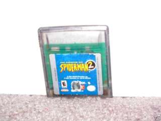 SPIDER MAN 2 SPIDERMAN 2   Nintendo Game Boy Color 047875802155  