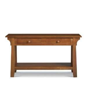   Rectangle Wood Sofa Table in Satin Lacquer Finish Furniture & Decor
