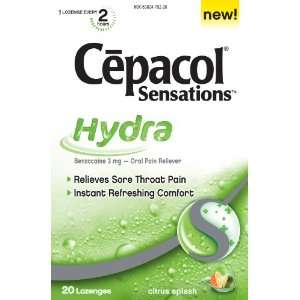  Cepacol Sensations Lozenges Hydra, 20 Count Health 