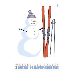  Snowman with Skis, Waterville Valley, New Hampshire 