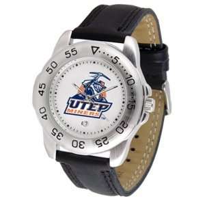 Texas El Paso Miners NCAA Sport Mens Watch (Leather Band)  