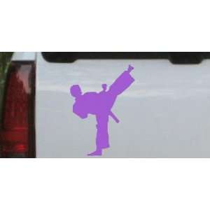 Purple 16in X 11.6in    Karate Ninja Sports Car Window Wall Laptop 