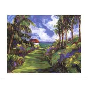  Caribbean Landscape I   Poster by Joyce Shelton (28x22 