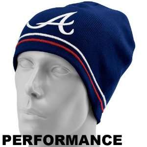 New Era Atlanta Braves Navy Blue MLB Authentic Toque Performance Knit 