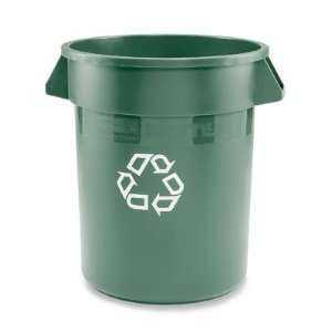 Rubbermaid Brute Recycling Container, 20 Gallon   Green