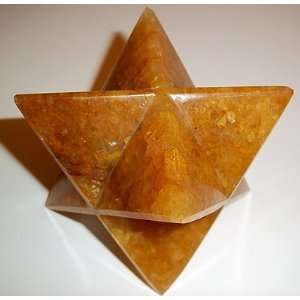   25 Citrine Merkaba   Sacred Healing Chakra Crystal 