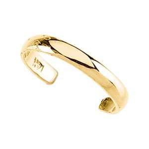  23207 14K Yellow Gold Toe Ring Toe Ring Jewelry