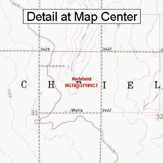   Topographic Quadrangle Map   Richfield, Kansas (Folded/Waterproof