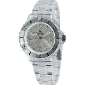   Silver Lightweight Plastic Watch Rave RV1010