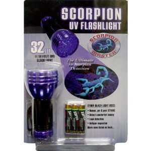  Scorpion Master 32 LED UV Flashlight Blister Pack Case 