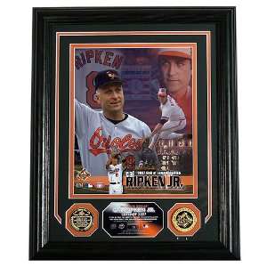 Cal Ripken Jr. Hall Of Fame Photomint With Gold Coins  