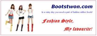 Fashion sexy rubber boots women size 6, 6.5 & 7 Wellies  