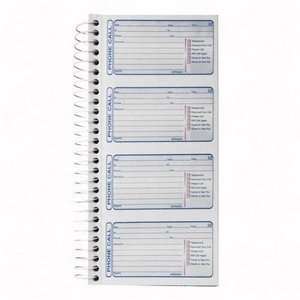   Sparco Products Sparco Carbonless Telephone Message Book Office