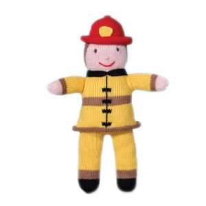  Zubels Fireman Frank 12 inch Hand Knit Doll Toys & Games