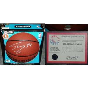    Shaquille ONeal Signed Spalding Basketball