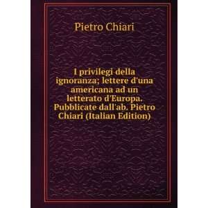   dallab. Pietro Chiari (Italian Edition) Pietro Chiari Books