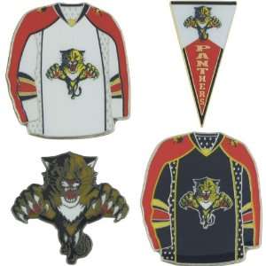    JF Sports Florida Panthers 4 Pack Lapel Pins