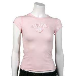    Jacksonville Jaguars Pink Ladies Glitter T shirt