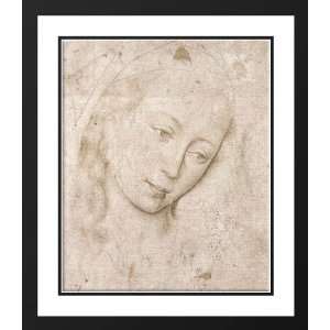 Weyden, Rogier van der 28x34 Framed and Double Matted Head of the 