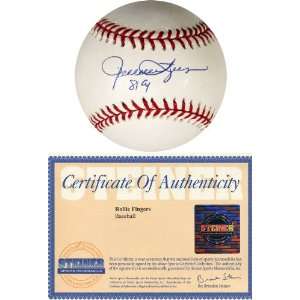  Rollie Fingers Autographed Ball   with  81 CY 