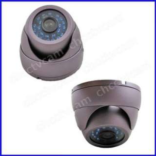 Outdoor 600TVL Sony CCD IR Day Night Dome Camera WDR  