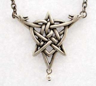 DRAGON KNOT CELTIC NECKLACE/PENDANT.PEWTER JEWELRY  