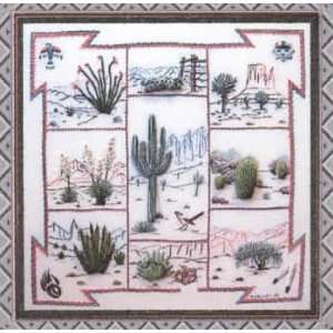 Succulent Southwest Sampler   Brazilian embr. Fabric Only  