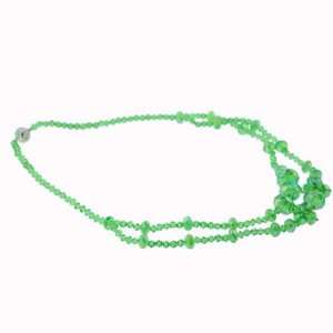  Lime Rondell Bead Necklace   20 Necklace   516mm Beads 
