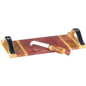    Ambiance Romance 14 Inch Cheese Board with Knife