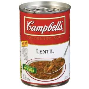 Campbells Condensed Soup Lentil   12 Pack  Grocery 