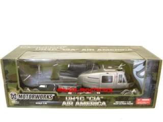 ULTIMATE SOLDIER XD SILVER CIA HUEY HELICOPTER 1/18th  