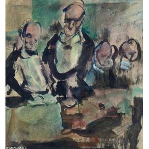     Georges Rouault   32 x 34 inches   Dinner