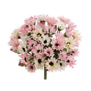  Faux 9 Mini Daisy Bush x7 Two Tone Pink (Pack of 24 